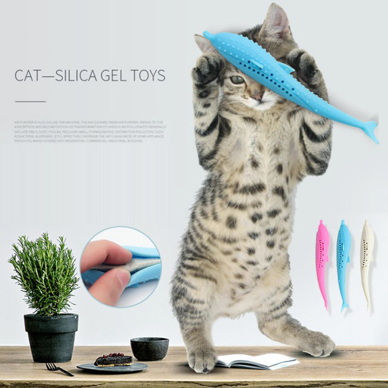 Interactive Cat Toothbrush